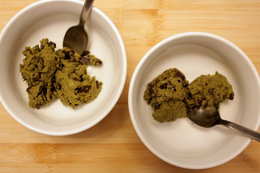 Gluten-Free Edible Matcha Chocolate Chip Cookie Dough - Be Tea Company