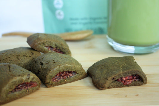 Gluten Free Matcha Strawberry-Chia Cookies - Be Tea Company